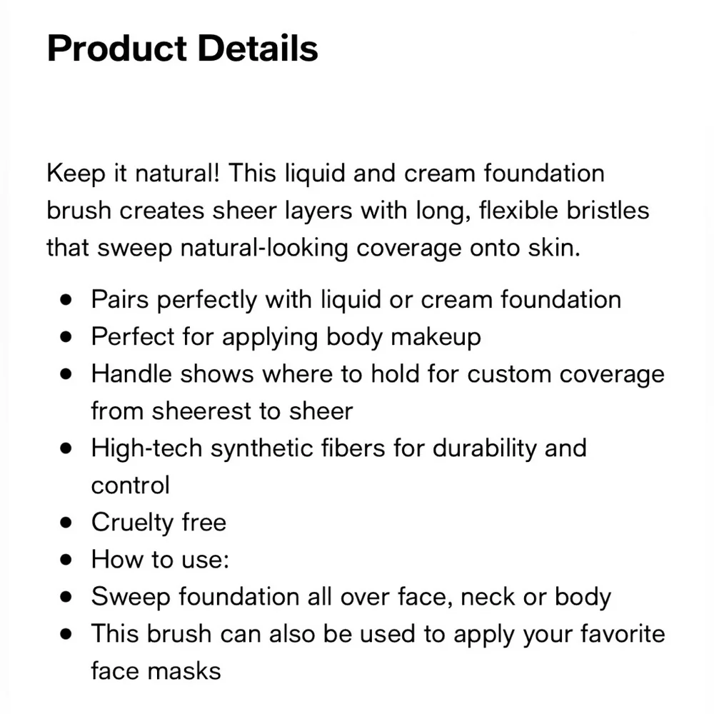 SMASHBOX Sheer Foundation Brush